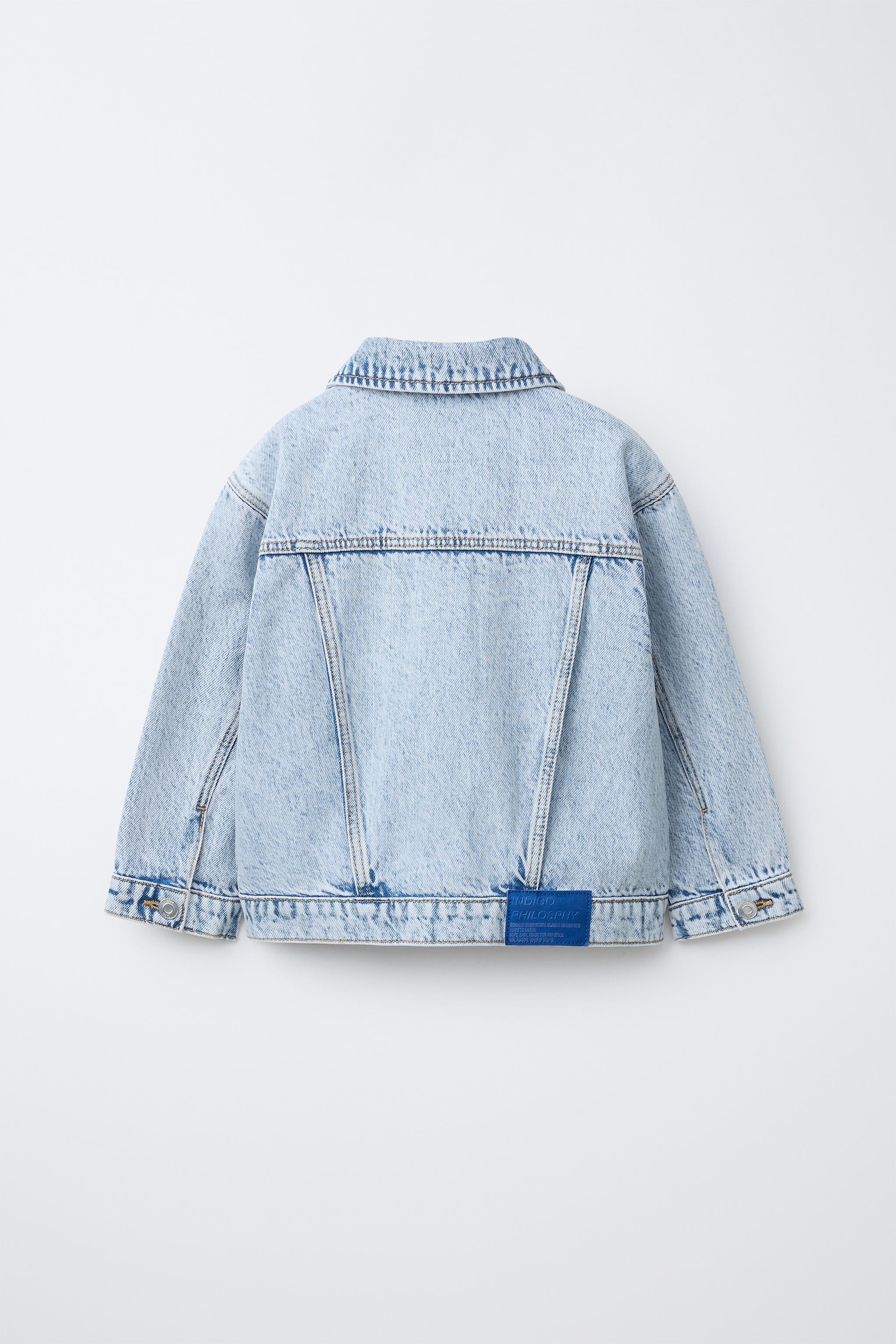 DENIM JACKET WITH LABEL